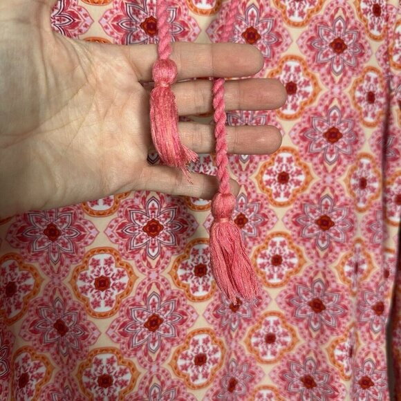 Aqua et Sol Swim Coverup Pockets Pink Size M - Picture 5 of 10